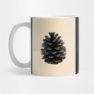 Black Pinecone Mug